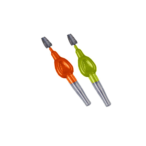 Plasdent 2000S Interdental Brushes Tight 2mm - 3mm Orange & Green Assorted 50/Pk Plasdent 2000S Interdental Brushes Tight 2mm - 3mm Orange & Green Assorted 50/Pk